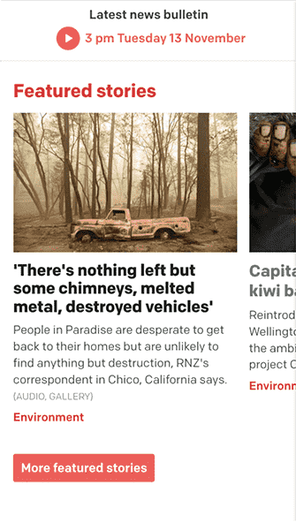 RNZ responsive screen example 1