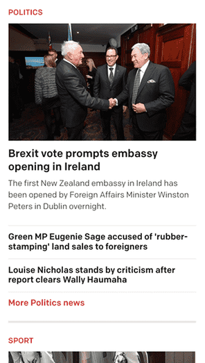 RNZ responsive screen example 2